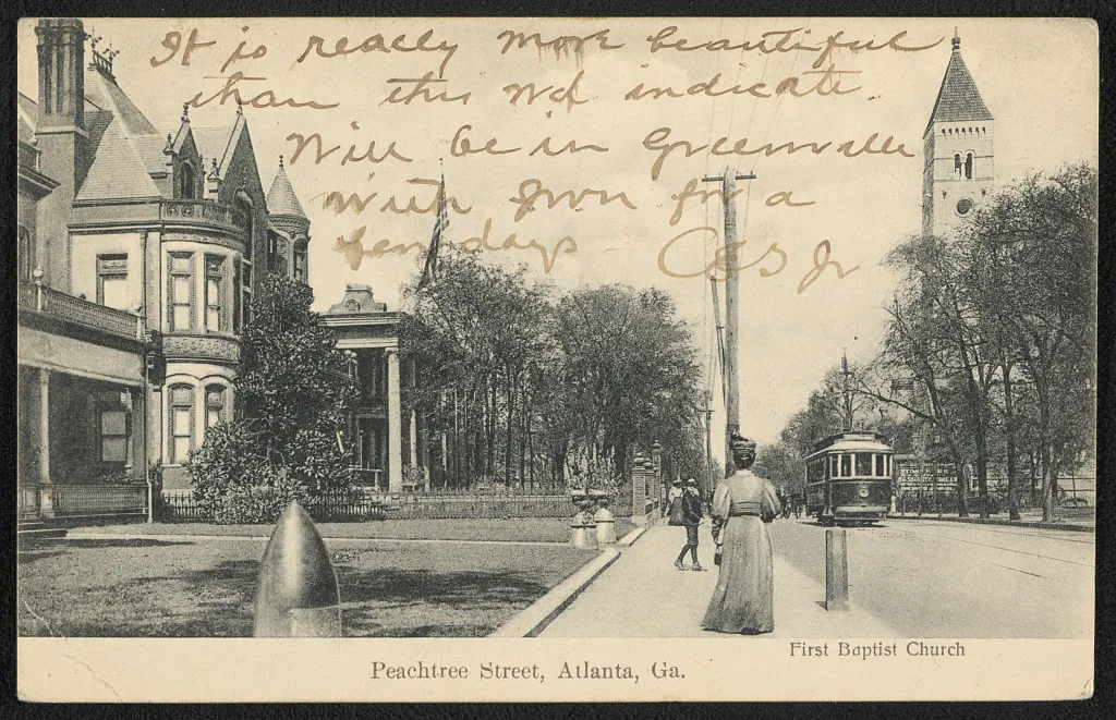 Peachtree Street, Atlanta, 1906.